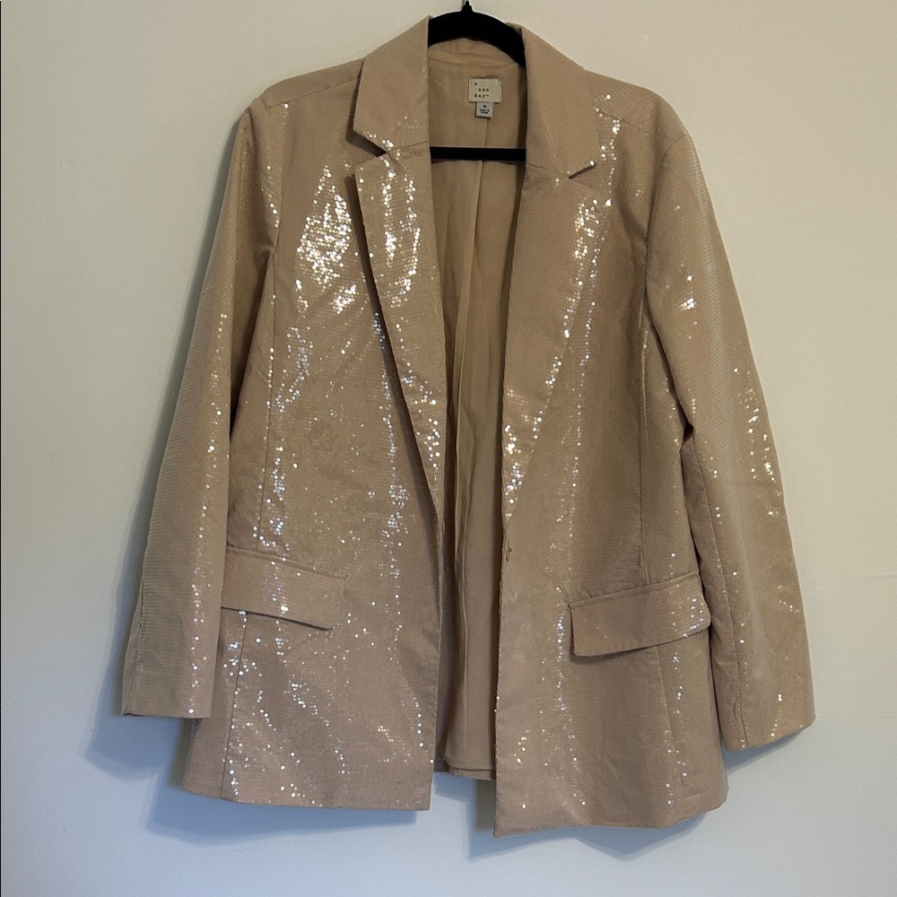 A new Day Shimmering Beige Blazer